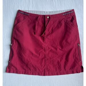 Kuhl Womens Size‎ Small Skirt Red Active Hike Outdoors Pockets